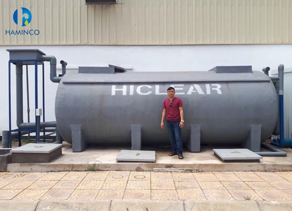 Hệ thống xử lý nước thải sinh hoạt 40m3/ngày đêm - Thiết Bị Xử Lý Nước HAMINCO - Công Ty TNHH Công Nghệ Môi Trường Và PCCC HAMINCO